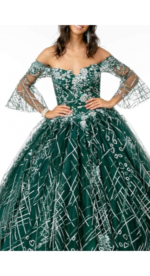 GL2911 mørkegrøn forlovelses kjole GL2911 mørkegrøn forlovelses kjole