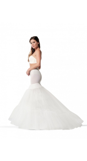 Underskørt til havfrue kjoler 43-230J med slæb Underskørt til havfrue kjoler 43-230J med slæb