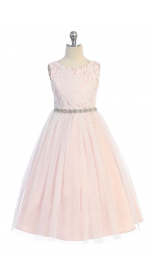 Brudepigekjole kids dream Rosa 494