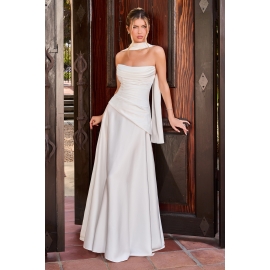 Sjælland Satin brudeKjole fra dansk webshop Bridalstore.dk 