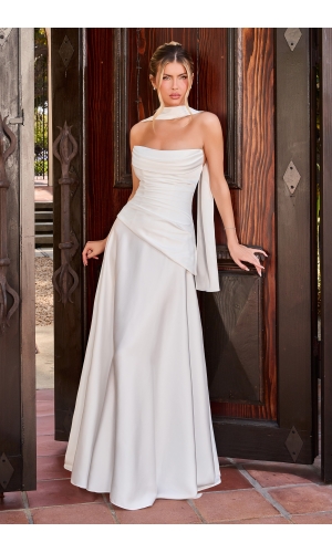 Sjælland Satin brudeKjole fra dansk webshop Bridalstore.dk 