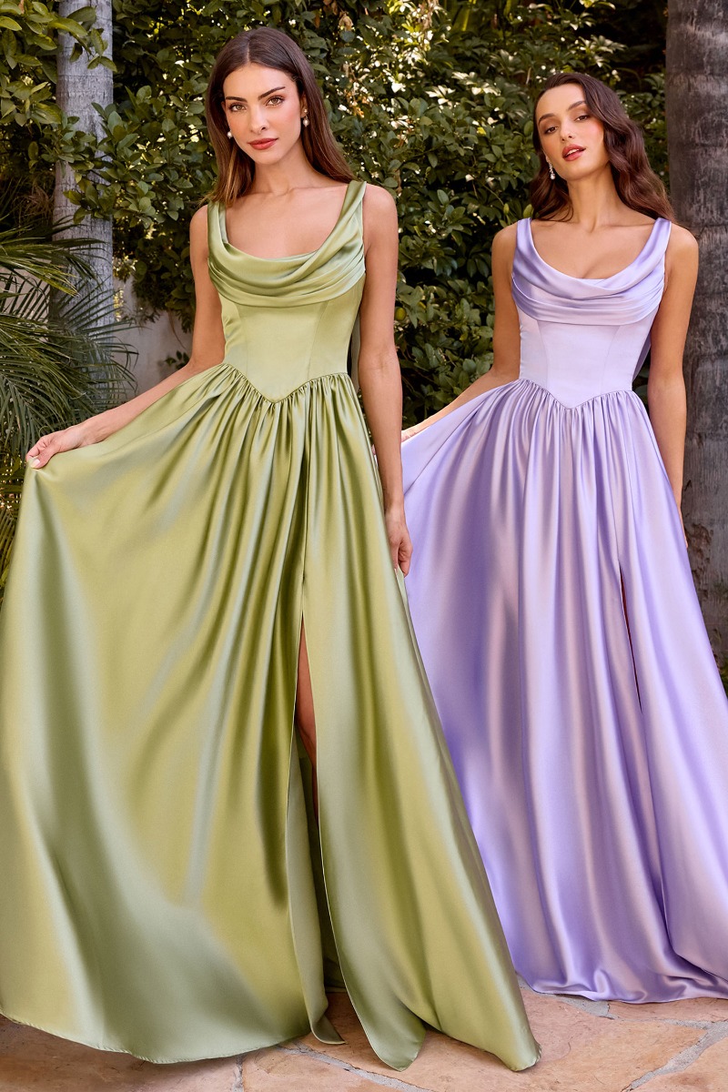 Satin festkjole København | bridalstore.dk