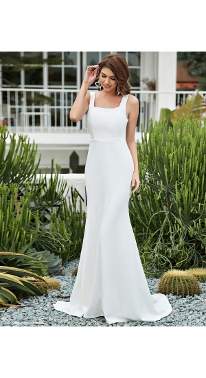 Hanne brudekjole med stropp 