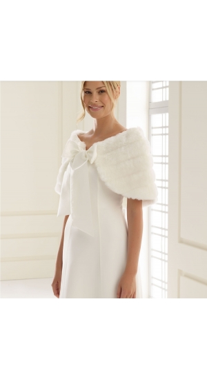 Bolero med silke bånd 