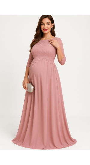 Rosa graviditets  kjole fra en dansk butik Bridalstore   Rosa graviditets  kjole fra en dansk butik Bridalstore