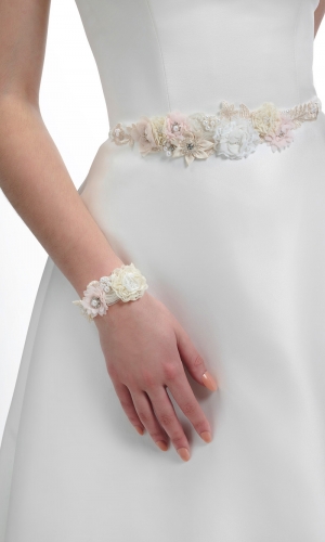 Blomster armbånd
