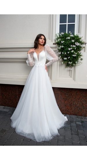 Cassia Brudekjole fra tysk mærke med strop