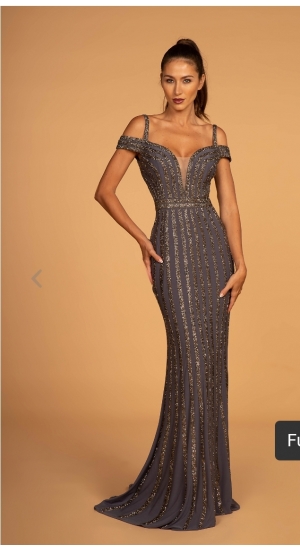 Gls fest kjole i glimmer  Gls fest kjole i glimmer