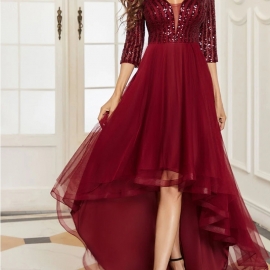 Burgundy festkjole