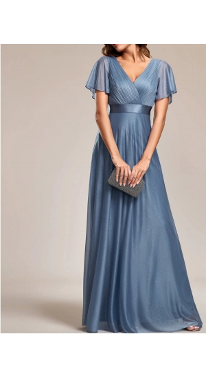 Fusty glimmer dress with a small sleeve Fusty glimmer dress with a small sleeve