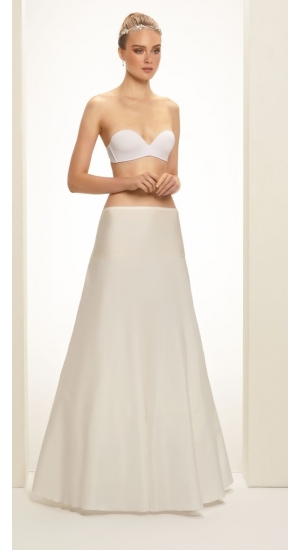   Underskørt uden ringe med tyl