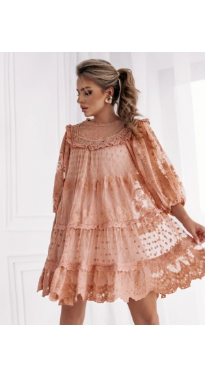 Lily Mcbee fin blonde kjole fransk mærke   Lily Mcbee fin blonde kjole fransk mærke