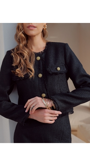  Jakke/ blazer sort klassisk suit 