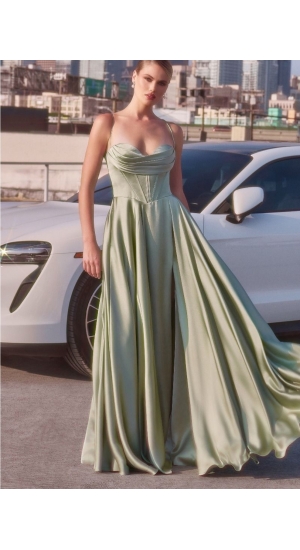 Dronning af himmel en Festkjole med corsage I mange farver fra Bridalstore 