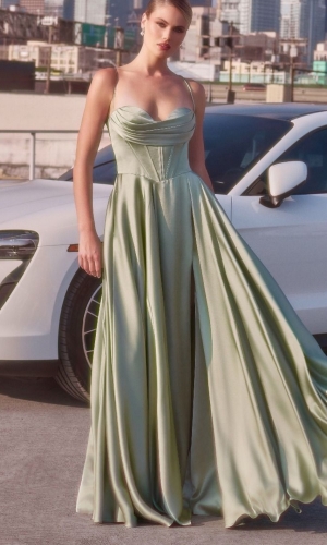 Dronning af himmel en Festkjole med corsage I mange farver fra Bridalstore 