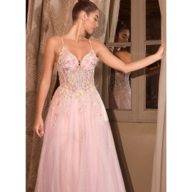 Fairytale kjile i blush med blomster fra Bridalstore 