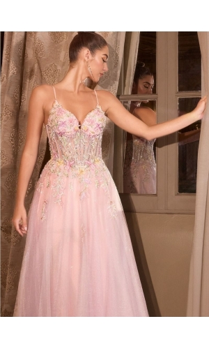 Fairytale kjile i blush med blomster fra Bridalstore 