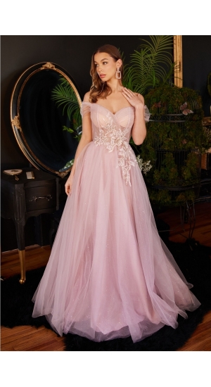   Margarine blomstrrkjole i lyserød 