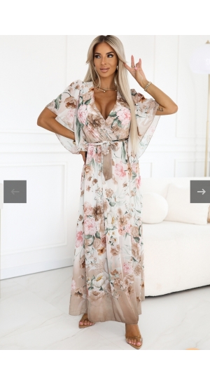 Nice evening dress med slå om bælte fra dansk butik  Nice evening dress med slå om bælte fra dansk butik