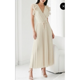 Villy kjole med ærmer i mange farver