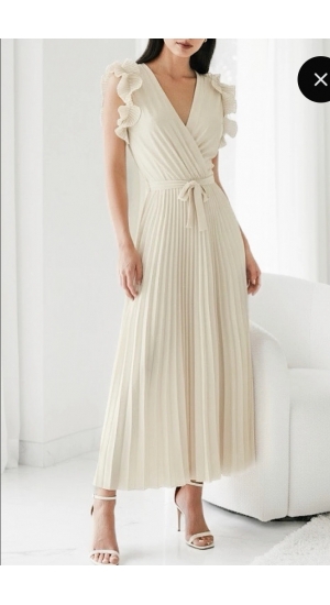 Villy kjole med ærmer i mange farver