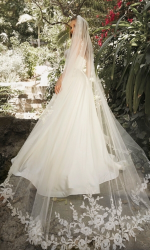 Brudeslør V001 | bridalstore.dk
