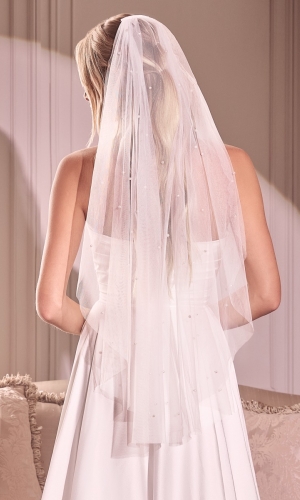 Brudeslør V006 | bridalstore.dk