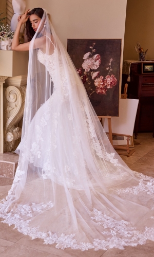Brudeslør V010 | bridalstore.dk