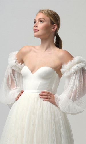 Ærmer ivory | bridalstore.dk