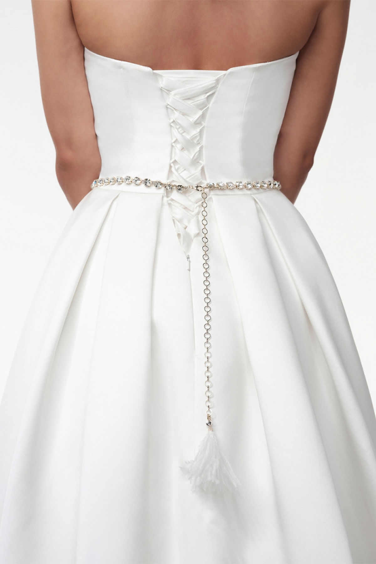 Bælte 3 pcs ivory/gold | bridalstore.dk