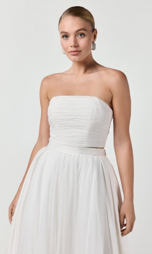 Bandeau Gem Dana ivory | bridalstore.dk