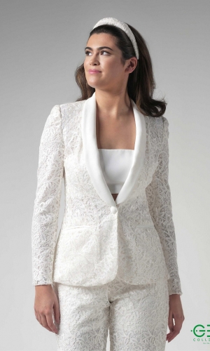 Blazer Gem Rubia ivory | bridalstore.dk