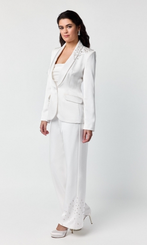 Blazer Strass Gabrielle ivory | bridalstore.dk