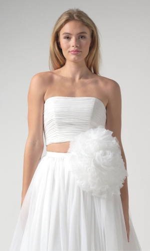 Blomst Tulle ivory | bridalstore.dk