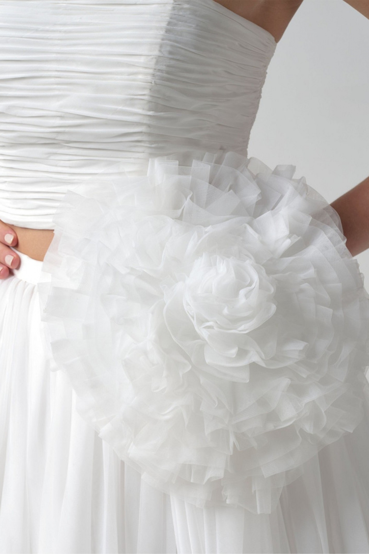 Blomst Tulle ivory | bridalstore.dk