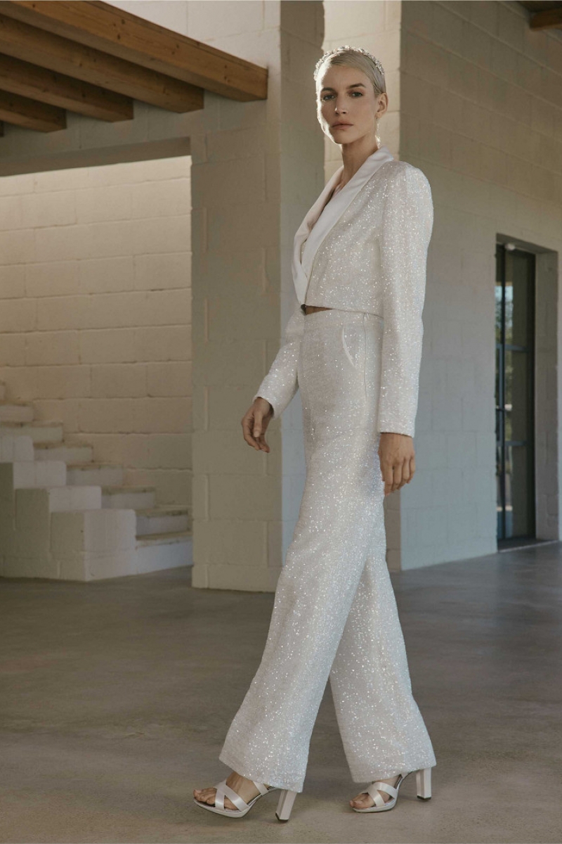 Bolero Gem Mica ivory | bridalstore.dk