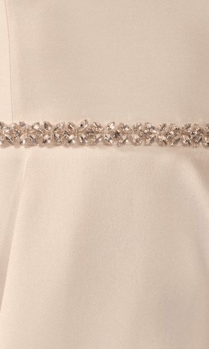 Brudebælte PA126 med pyntesten på organza | bridalstore.dk