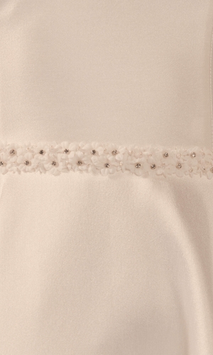 Brudebælte PA152 med rhinsten på organza | bridalstore.dk