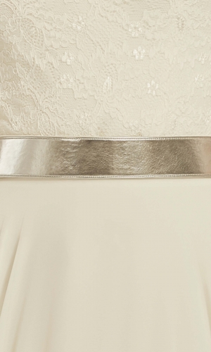 Brudebælte PA94 med let skinnende metallook | bridalstore.dk