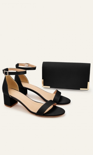 Brudepumps BIRGIT med matchende clutch | bridalstore.dk