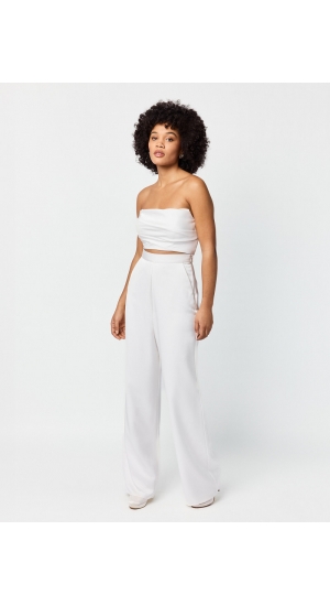 Studenter bukser hvide med lommer Studenter bukser hvide med lommer