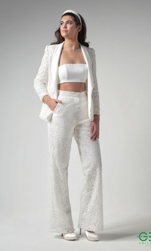 Bukser Gem Rubia ivory | bridalstore.dk