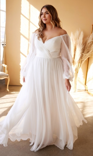 Brudekjole i plus size 