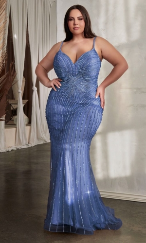 Sony plussize glitter kjole