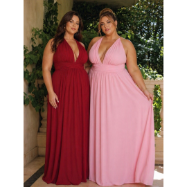  Amoris kjole t715 i mange farver plus size 