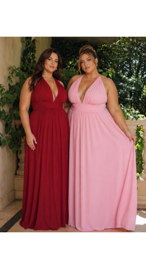  Amoris kjole t715 i mange farver plus size 