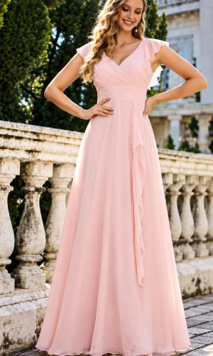Pink rosa eller blå fest kjole fra dansk butik Bridalstore.dk