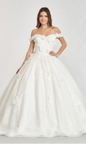 Stor prom gown brudekjole stropløs prinsesse