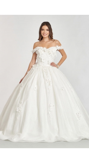 Stor prom gown brudekjole stropløs prinsesse