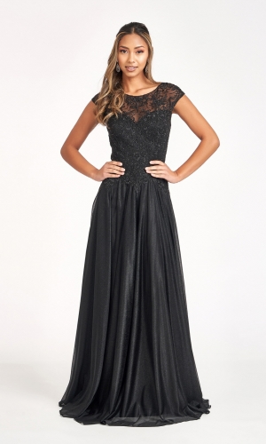 gl3068 fest kjole dansk butik sort